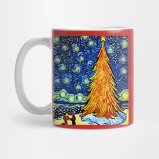 Christmas - Van Gogh Style Mug